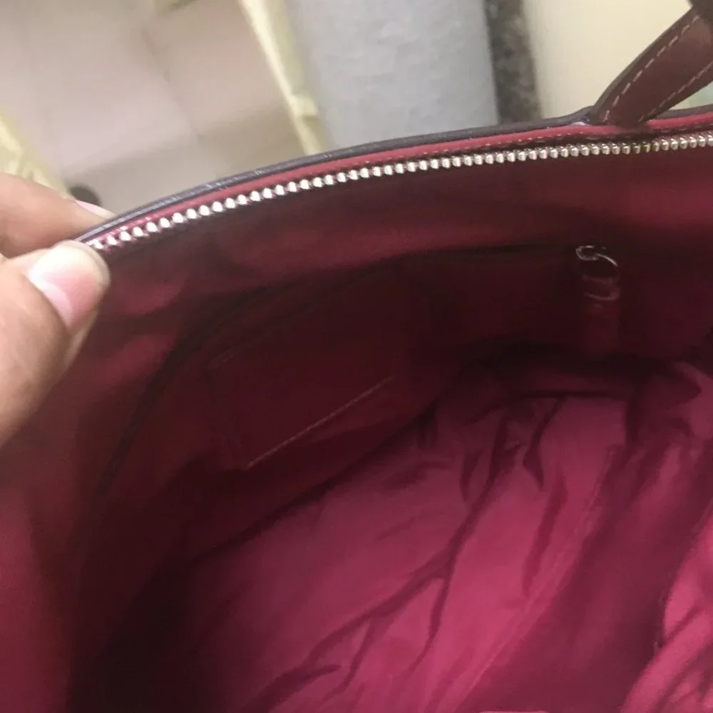 Authentic Coach Signature Striped Tote Bag - Picture 9 of 16